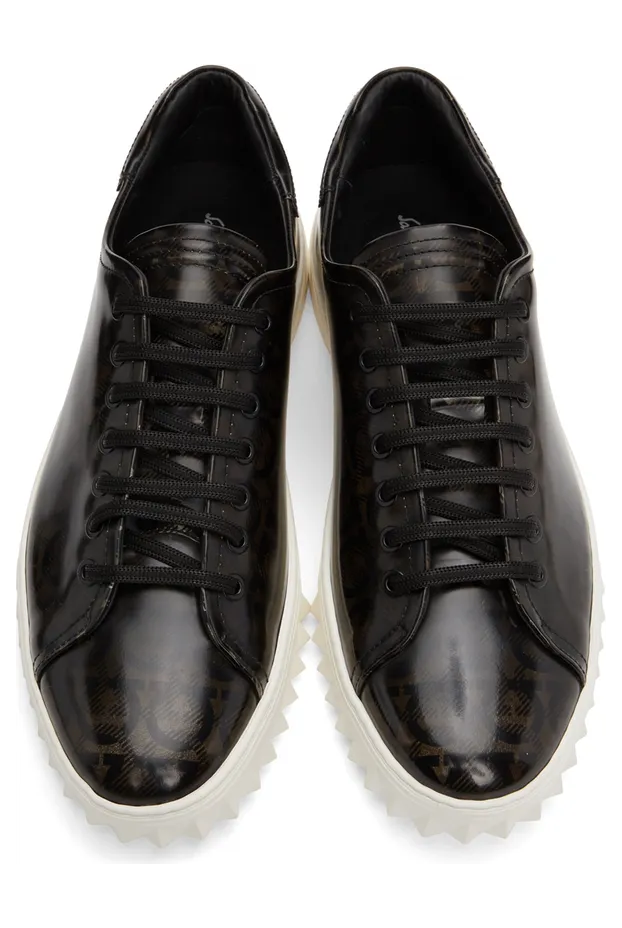 Salvatore Ferragamo Black Cube Sneakers (749470 02A888084) (5)