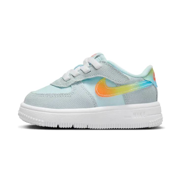 Nike Force 1 Low EasyOn “Glacier Blue / Light Lemon Twist / Aquarius Blue / Total Orange” (HF4784-474)