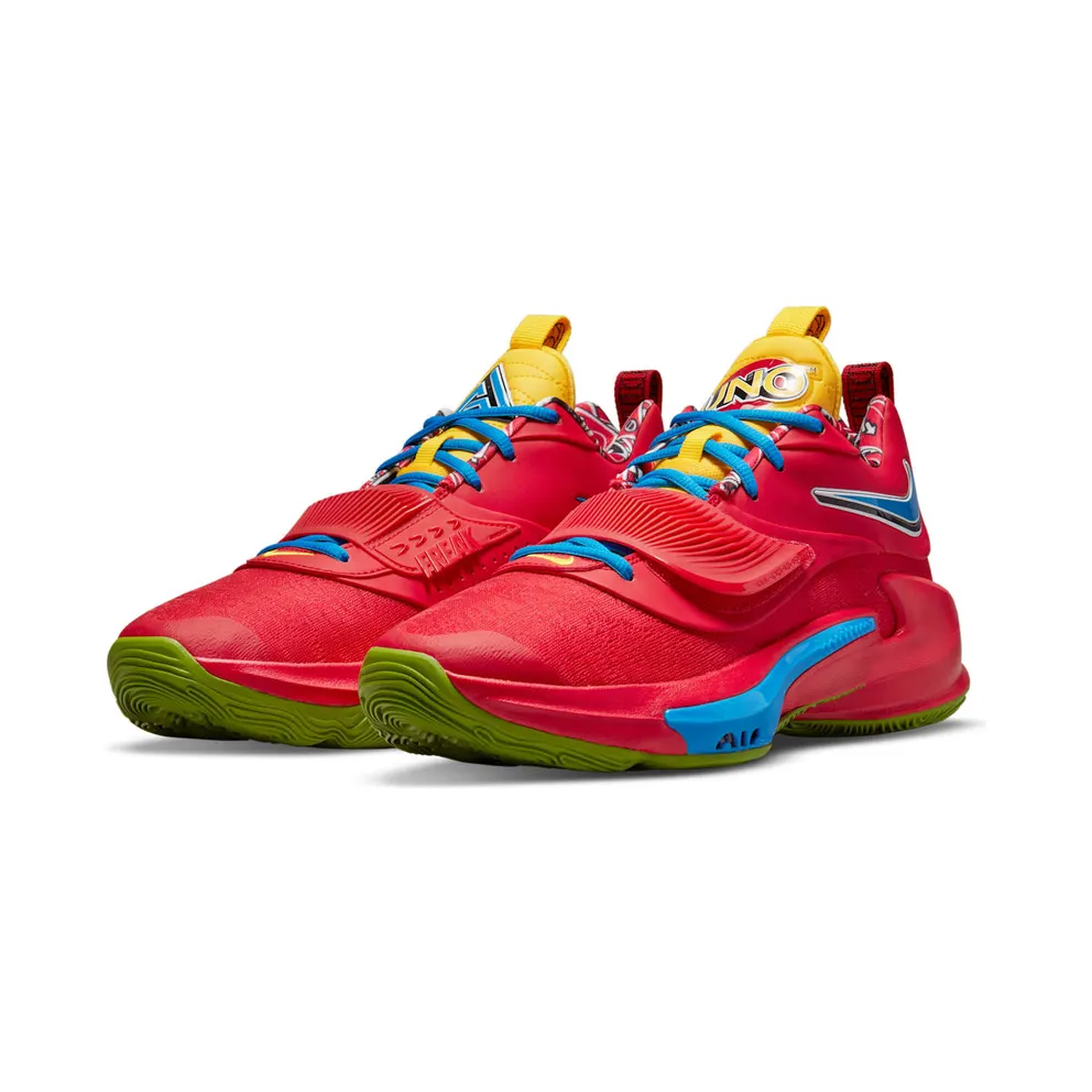 Nike Zoom Freak 3 “Action Red / White / Green Bean / Black” (DC9364-600)