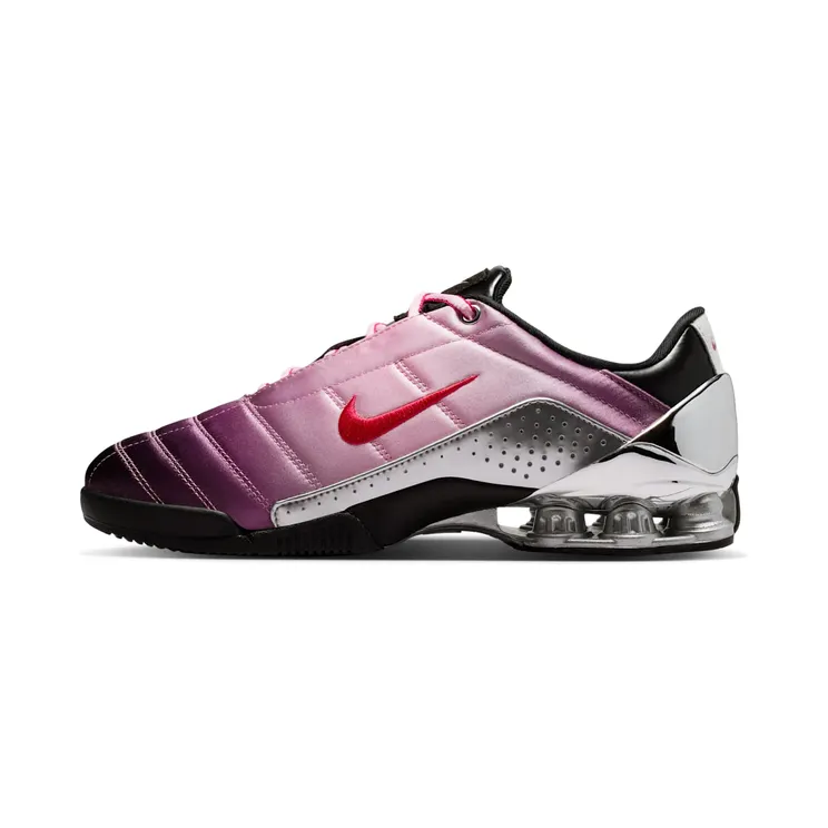 Forget-me-nots x Nike Total 90 Shox Magia – “Shy Pink / Black / Metallic Silver / University Red” (IQ5683-601)