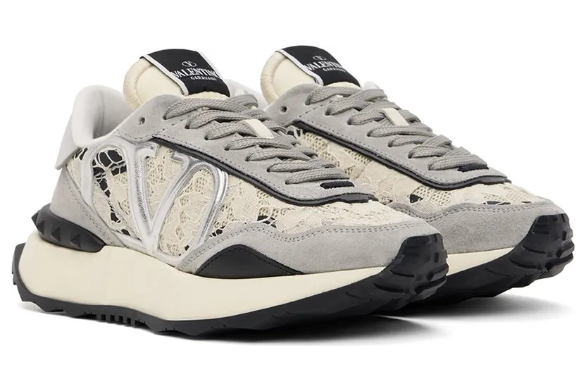 Valentino Garavani Gray Lacerunner VAC Avorio/L.Ivory/P (1W2S0DY9HDM) (4)