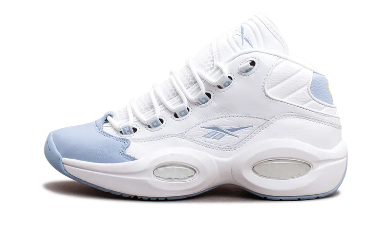 Reebok Question Mid Shoes Cloud White / Fluid Blue / Toxic Yellow (GW8854)