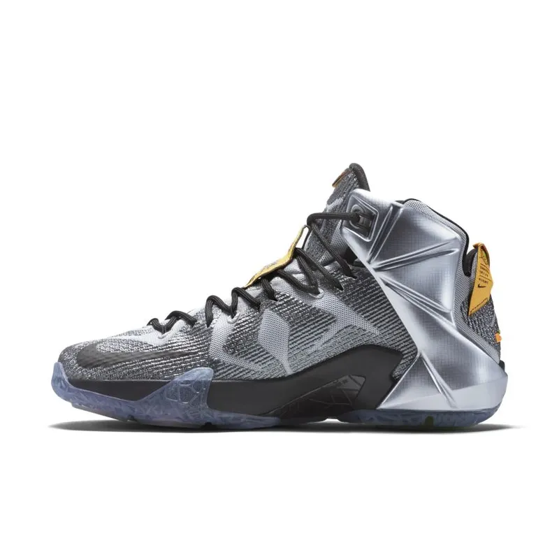 Nike LeBron 12 Flight Wolf Grey/Bright Citrus-Black (684593-080)