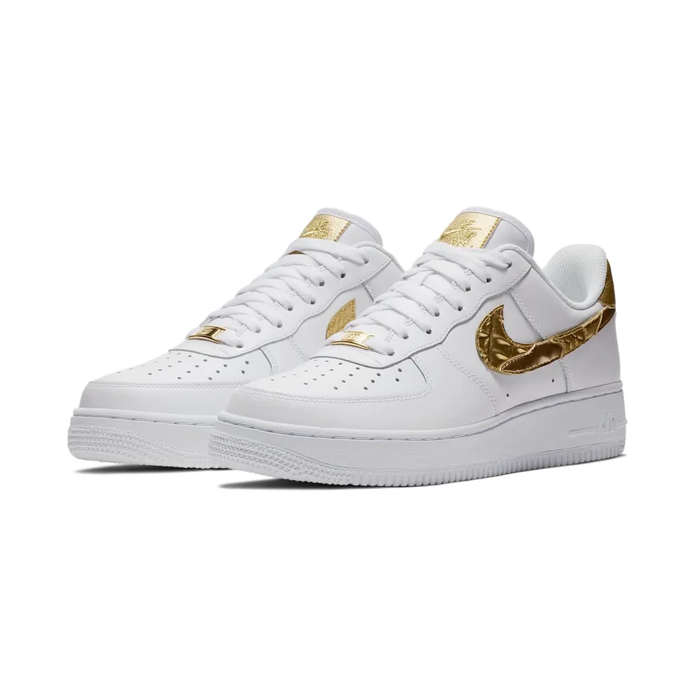 Nike Air Force 1 Low White CR7 Christiano Ronaldo Golden Patchwork (AQ0666-100)