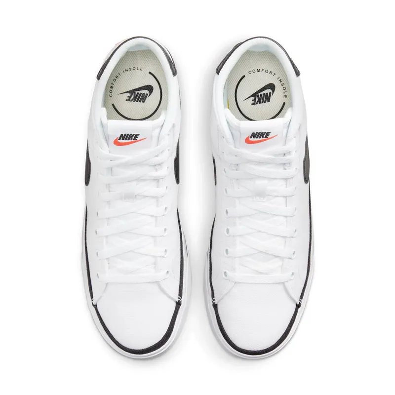 Nike Court Legacy Canvas Mid White (DD0162-100)