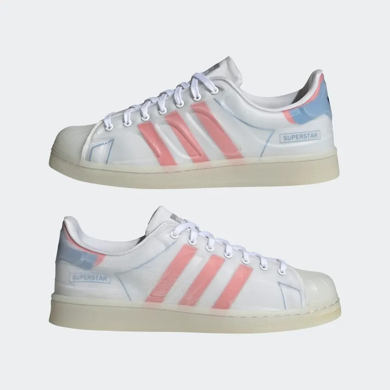 adidas Superstar Futureshell Cloud White / Semi Solar Red / Bright Blue (FX5544)