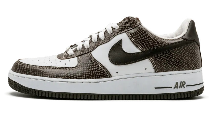 Nike Air Force 1 Low Snakeskin Baroque Brown