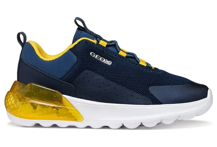 Geox sneaker Marineblauw/Geel (J45LYA0149J-C0657)