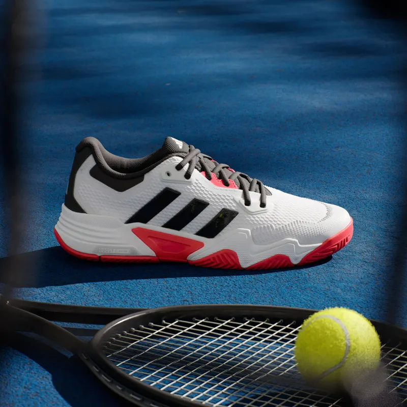 Adidas Solematch Control 2 Tennis Shoes Cloud White / Core Black / Silver Metallic (IH3088)