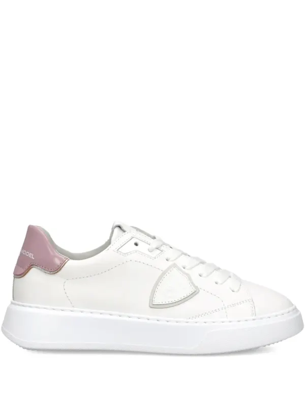 Philippe Model Paris Temple Tennis low-top leren – White (BTLDV017)