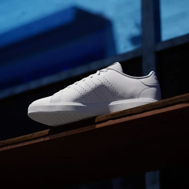 Adidas Advantage Base 2.0 Cloud White / Cloud White / Collegiate Green (IF4135)