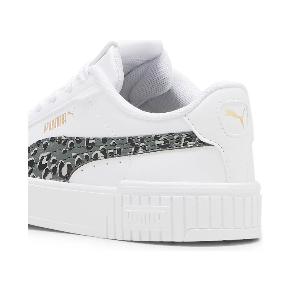 Puma Carina 2.0 Animal Update “Puma White / Mineral Gray / Puma Gold” (396987_01)