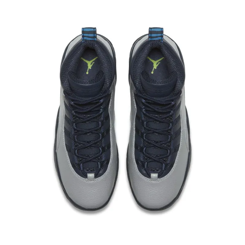 Jordan 10 Retro Rio (GS) Wolf Grey/Pht Bl-Obsdn-Grn Glw (310806-019)