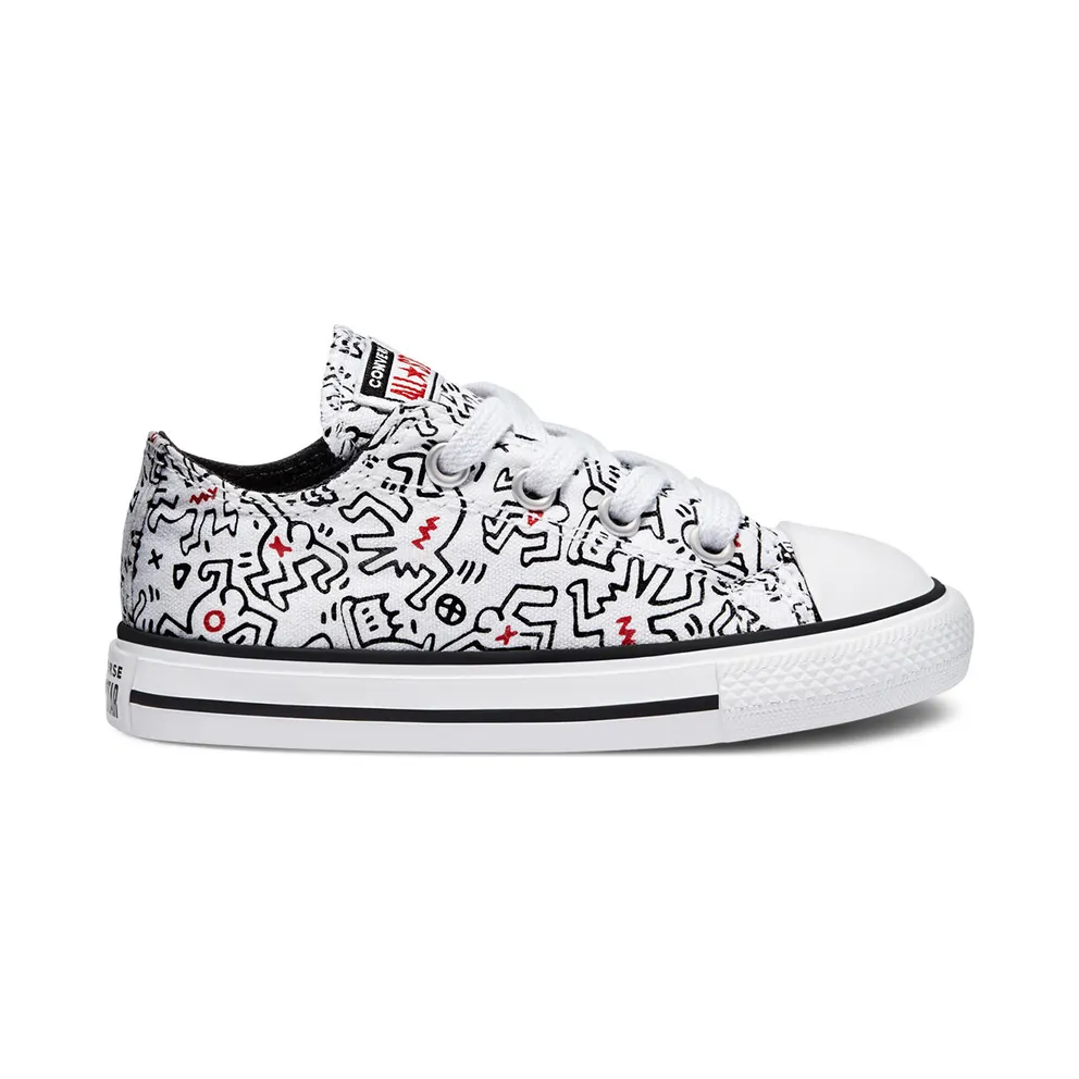 Converse Converse x Keith Haring Chuck Taylor All Star Low Top White/Black/Red (771862C)