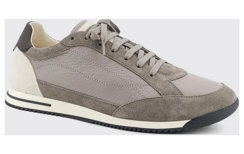 Brunello cucinelli Leather Sneakers Smoke Grey (MZUKOKA348CYL24)