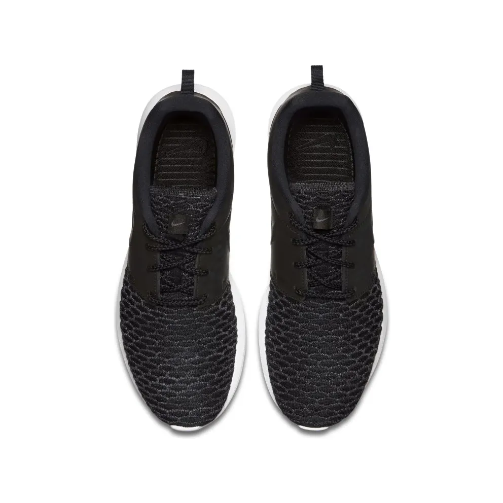 Nike Roshe Run Flyknit PRM Black White Black/Black-Dark Grey-White (746825-001)