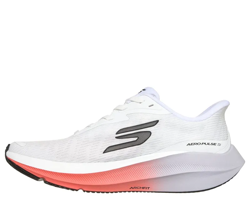Skechers Slip-ins: Aero Pulse Sneaker White/Coral/Lavendel