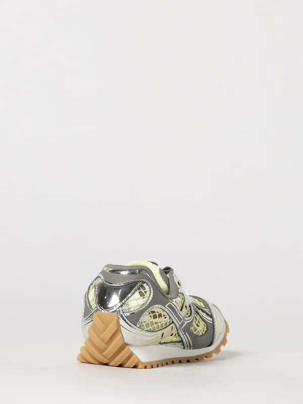 Bottega Veneta Orbit Technical Mesh in a Bicolor Design White (755915V2X409561)