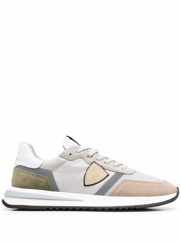 Philippe Model Paris Sneakers with logopatch – Beige (TYLUW003)