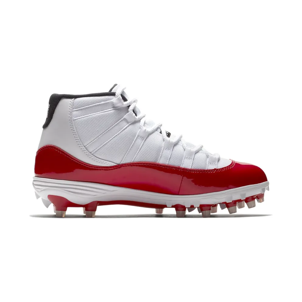 Jordan 11 Retro Cleat White Red White/Gym Red-Gym Red-Black (AO1561-101)