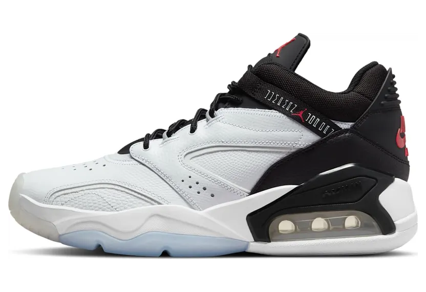 Jordan Point Lane White Black Red (DR0293-001)