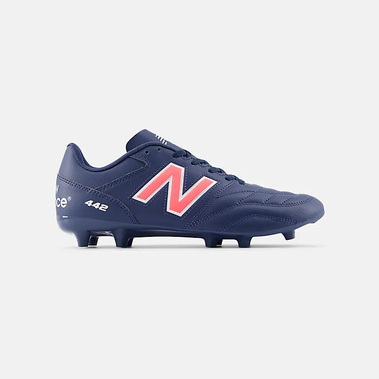 New Balance 442 Academy FG v2 Navy Silver Energy Red (MS43FMP2)