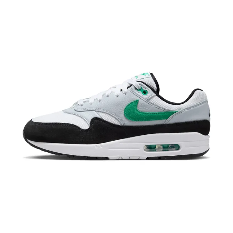 Nike Air Max 1 Dark Team Red “White / Pure Platinum / Black / Stadium Green” (FN6952-100)