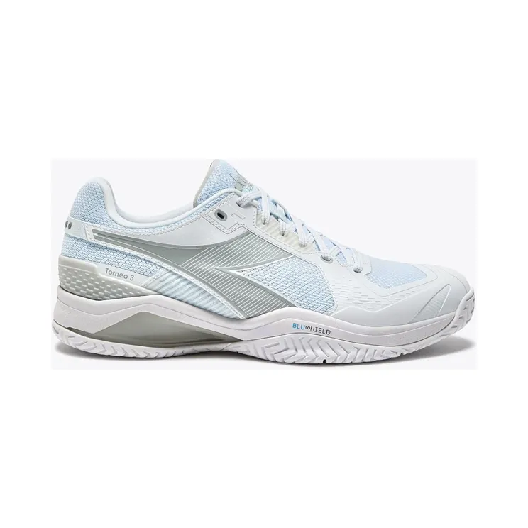 Diadora Blushield Torneo – “White Silver” (101.181466_C6103)