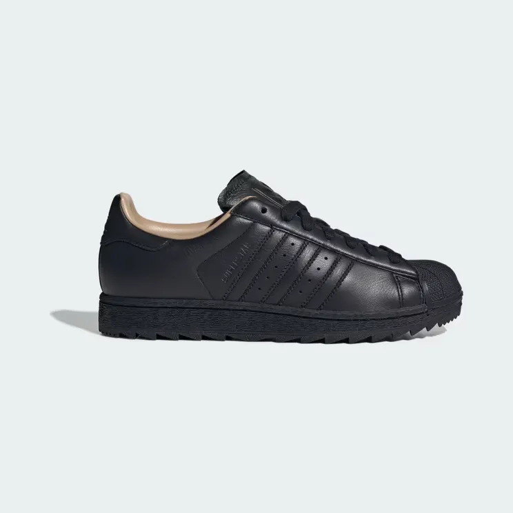adidas Superstar II Ripple “Core Black / Core Black / Warm Sandstone” (KJ2555)