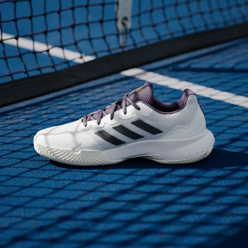 adidas Gamecourt 2.0 Core White Core Black Aurora Plum (JS1949)
