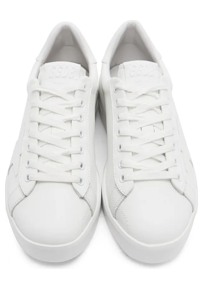 Golden Goose White Purestar Sneakers (GMF00197.F000541.10100) (5)