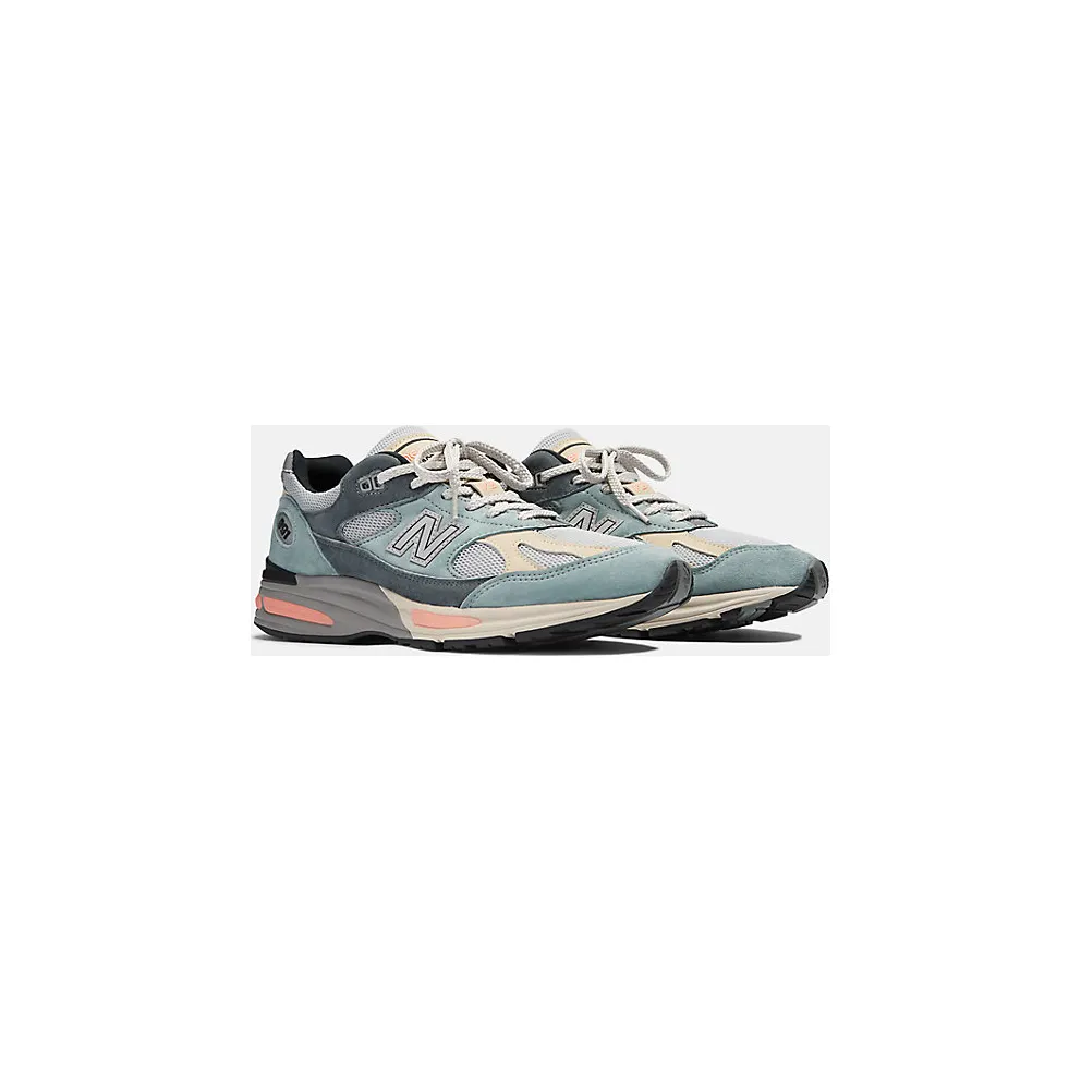 New Balance 991 MiUK Silver Blue Turbulence (U991SG2)
