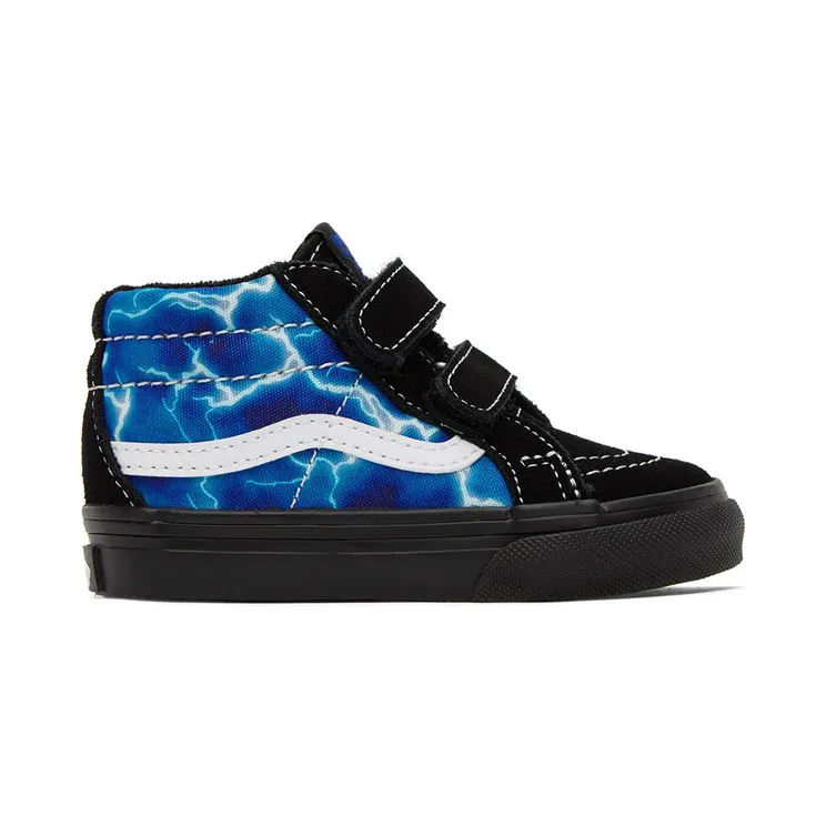 Vans Baby Blue & Black Sk8-Mid Reissu Sneakers (VN0A5DXDY61)