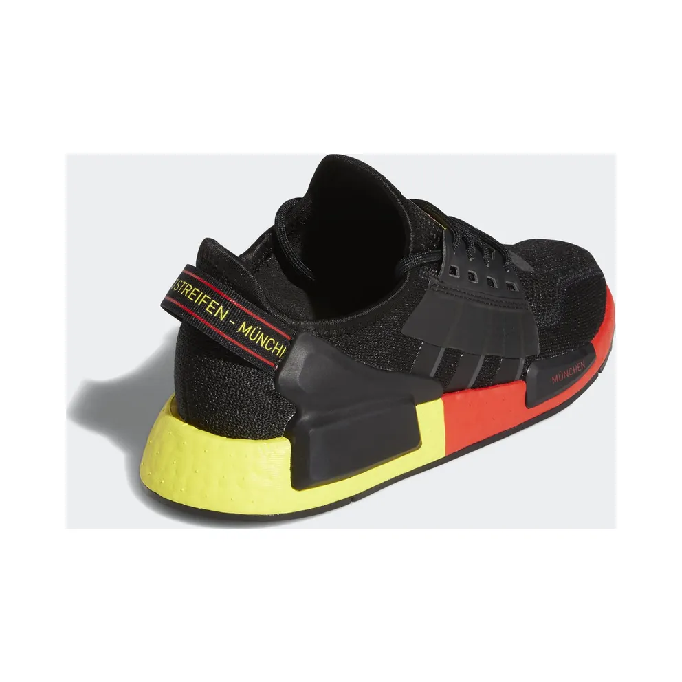 adidas NMD R1 V2 United By Munich (GS) Black/Carbon/Solar Red (FY6630)