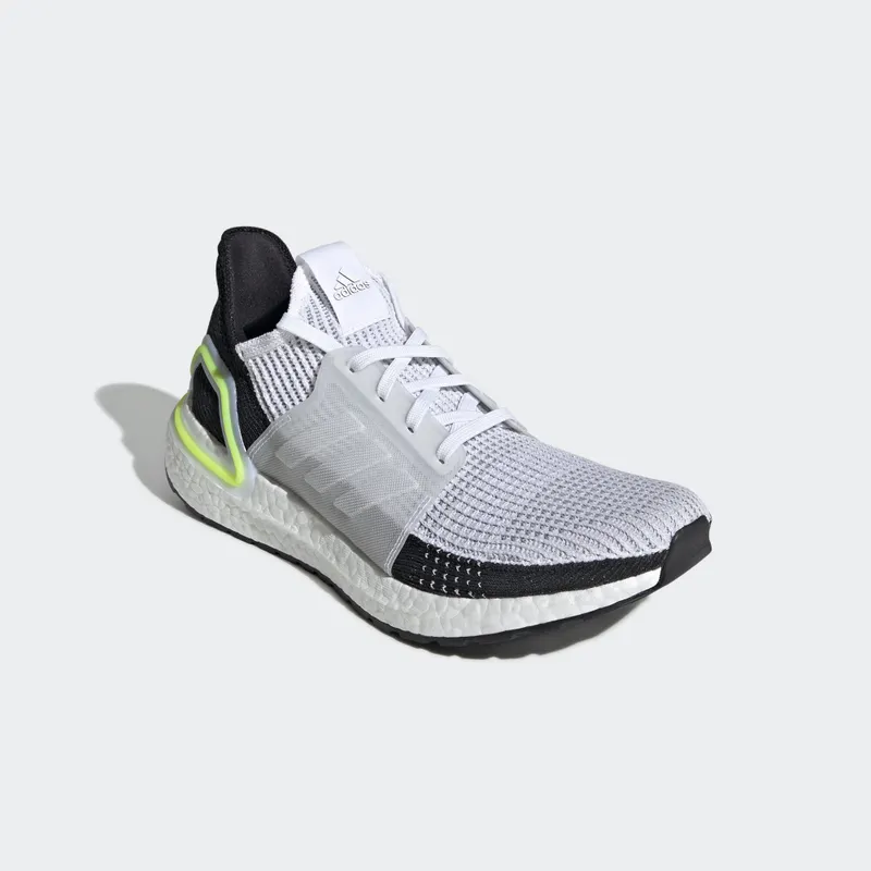adidas Ultra Boost 19 White Black Volt White/Black/Volt (EF1344)