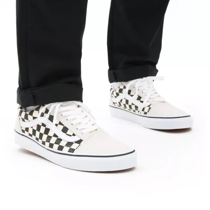 Vans Old Skool Checkerboard White/Black (VN0A38G127K)