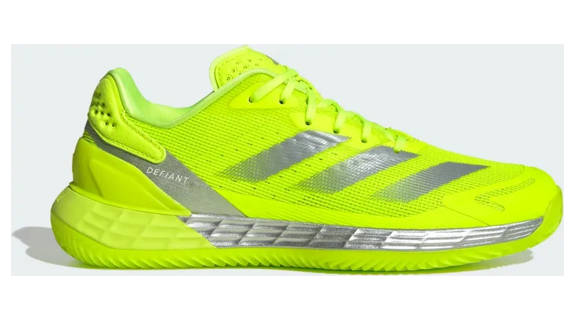 Adidas Defiant Speed 2 Clay Tennisschoenen Lucid Lemon / Iron Metallic / Silver Metallic (IH2971)