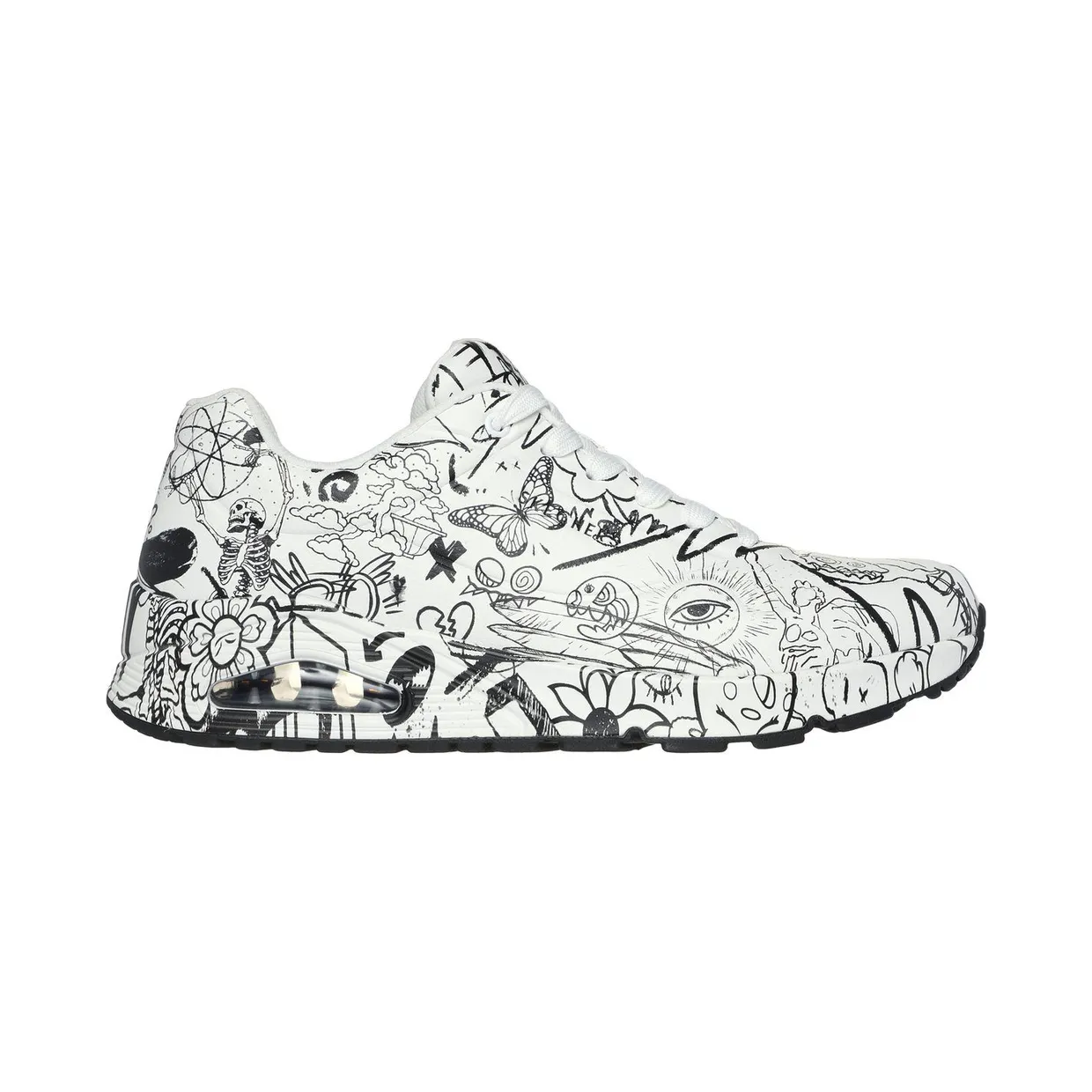 skechers-skech 183501 WBK