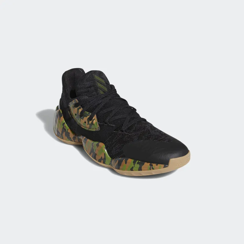 adidas Harden Vol. 4 Black Camo Core Black/Tech Olive/Legend Earth (EF1259)