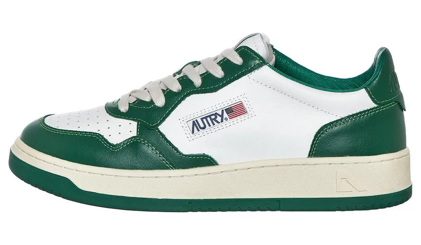 Autry Medalist Low White / Green (AULMWB03)