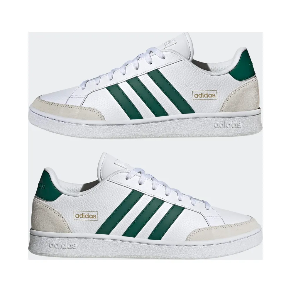 Adidas Grand Court SE Cloud White / Collegiate Green / Orbit Grey (FW6688)