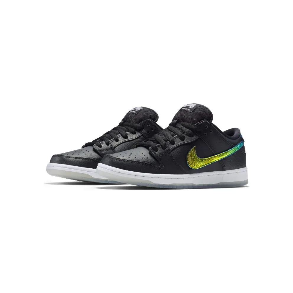Nike Dunk SB Low Sparkle Oil Spill Black/White/Multi-Color (304292-091)
