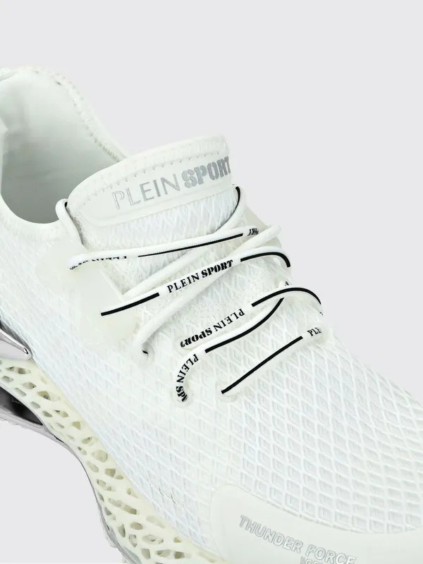 Plein Sport Thunder Force Gen. X-01 Mesh Low-Top Sneakers White (FABSUSC0335PTE003N0191) (3)