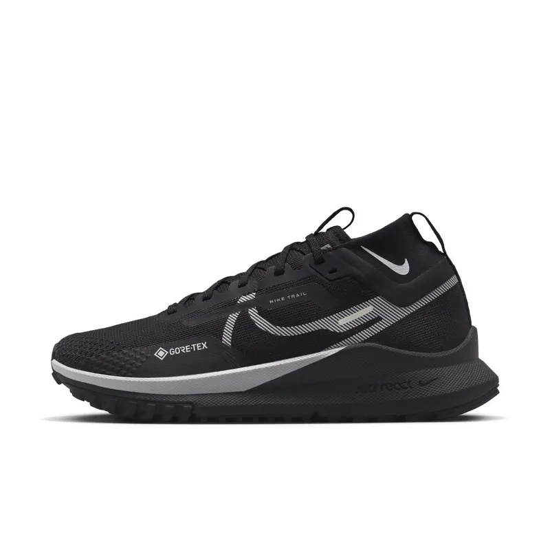 Nike React Pegasus Trail 4 GORE-TEX Waterproof Trail Running Black (DJ7929-001)