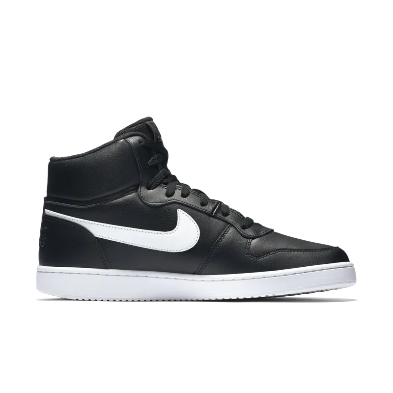 Nike Ebernon Mid ‘Black White’ Black/White/Black (AQ1773-002)