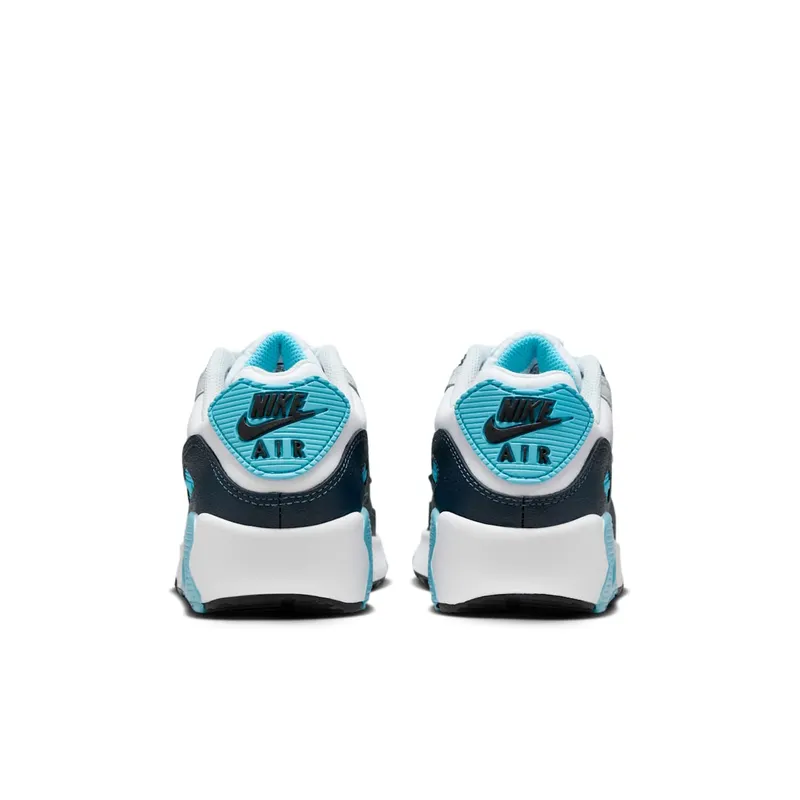 Nike Air Max 90 White/Baltic Blue/Armory Navy/Wolf Grey (HF6358-100)