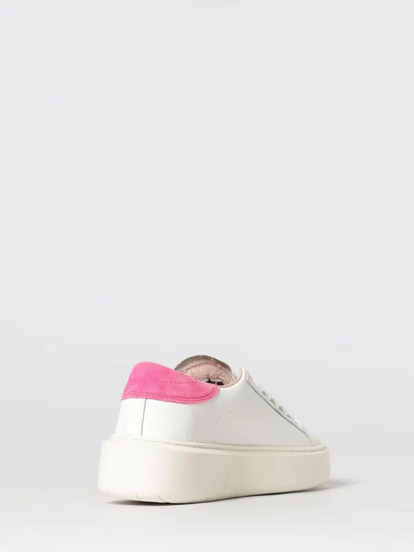 D.A.T.E D. A.T. E. Platform Sneakers in Leather Fuchsia (W441HPCOWF) (2)