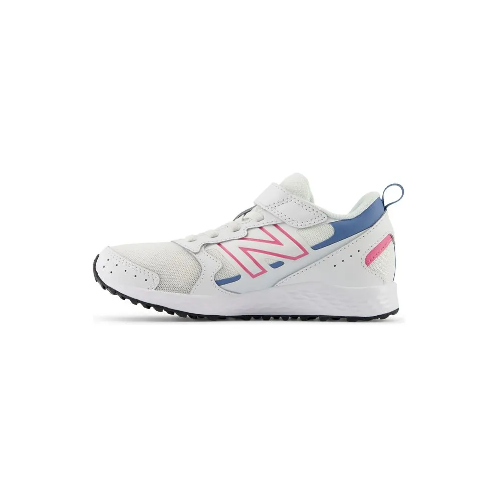 New Balance Fresh Foam 650 Bungee Lace White Real Pink Heron Blue (YT650WP1)