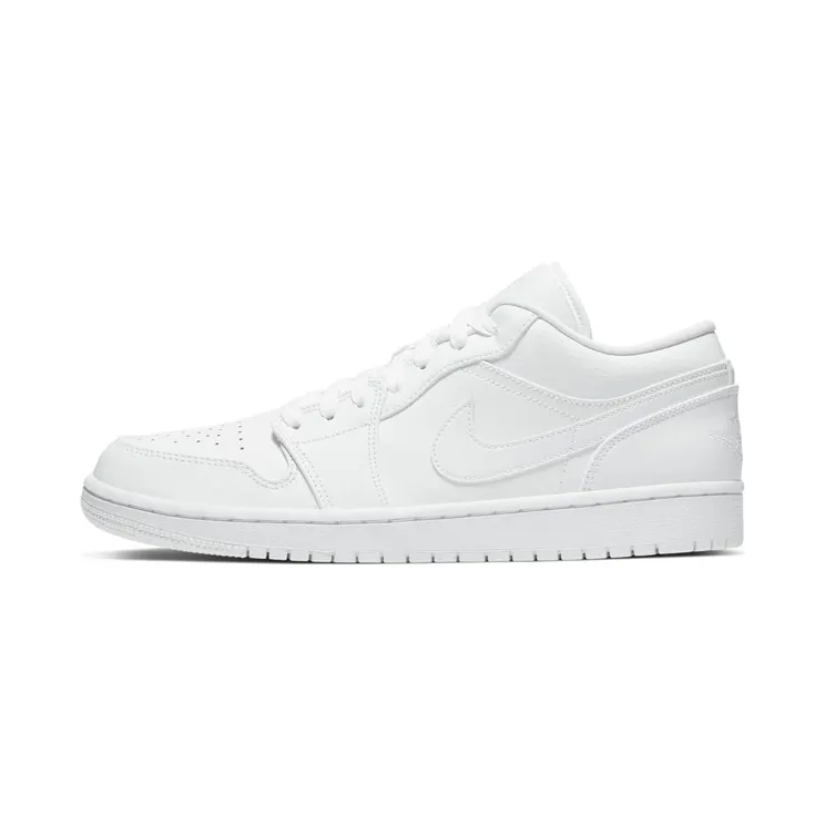 Air Jordan 1 Low Triple “White” (553558-126)