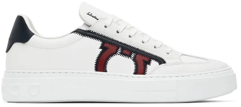Salvatore Ferragamo White Gancini (753142 02B726042)